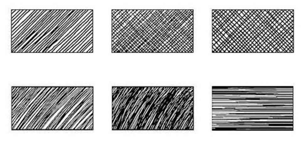 Разновидности штриховки