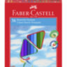 Карандаши цветные Faber-Castell 36цв., трехгран., заточен., картон, европодвес, с точилкой