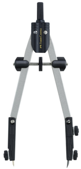 Готовальня Faber-Castell, 3 предмета, пластиковый футляр