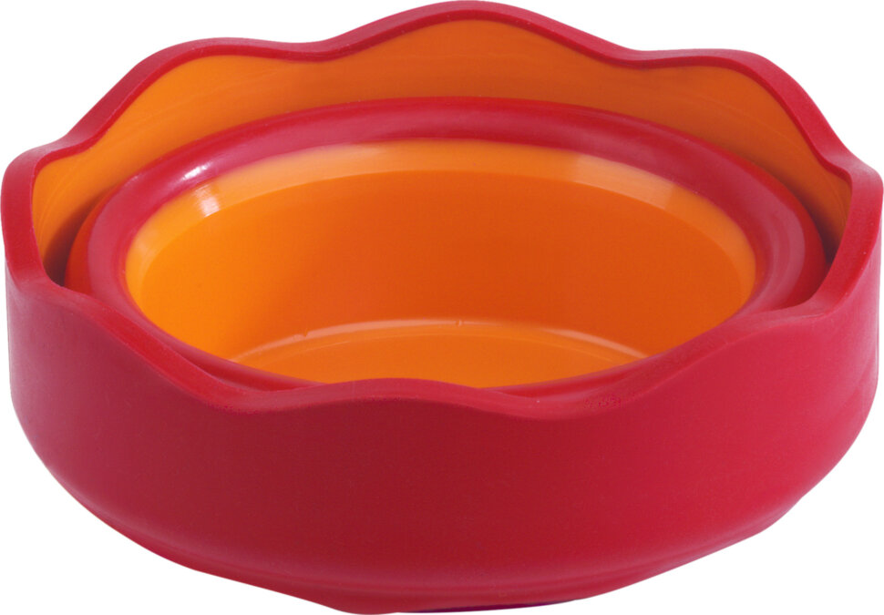 Стакан для воды Faber-Castell "Clic&Go", красный