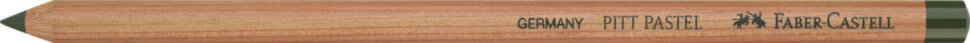 Пастельный карандаш Faber-Castell "Pitt Pastel" цвет 174 хром зеленый непрозрачный
