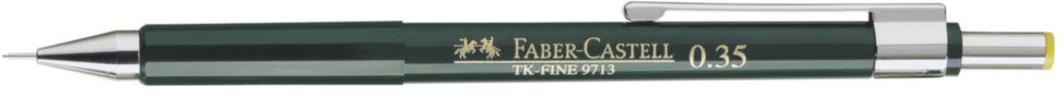 Карандаш механический Faber-Castell "TK-Fine 9713", 0,35мм, с ластиком
