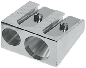 Точилка металлическая Faber-Castell, 2 отверстия