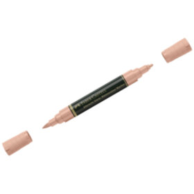 Маркер акварельный пигментированный Faber-Castell &quot;Albrecht D?rer&quot;, цвет 132 бежево-красный, двухстор., кистев./пулевид.