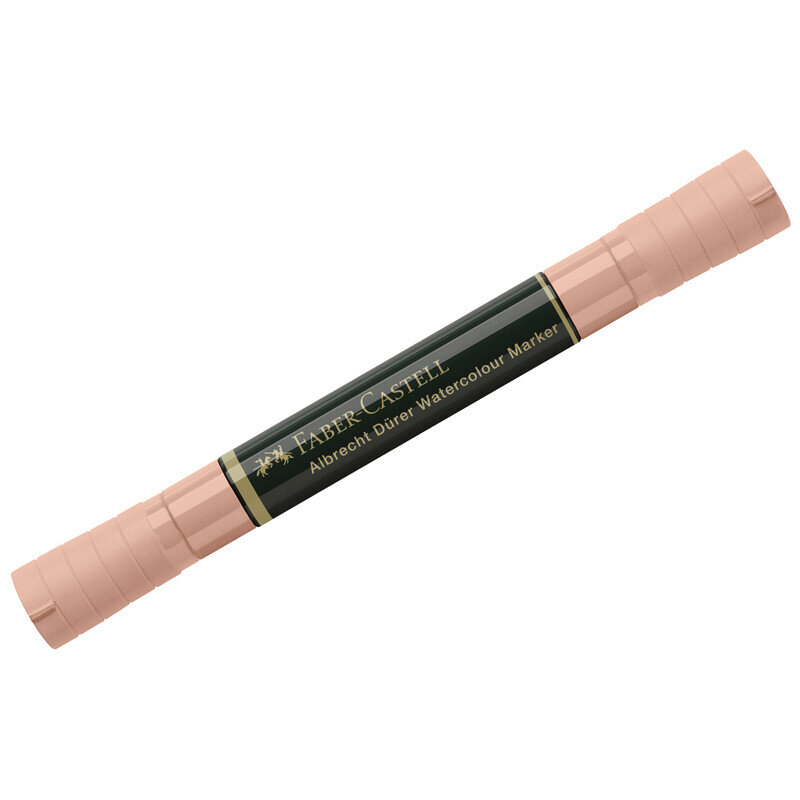 Маркер акварельный пигментированный Faber-Castell "Albrecht D?rer", цвет 132 бежево-красный, двухстор., кистев./пулевид.