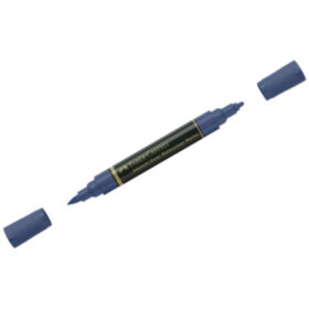 Маркер акварельный пигментированный Faber-Castell &quot;Albrecht D?rer&quot;, цвет 247 индантреновый синий, двухстор., кистев./пулевид.