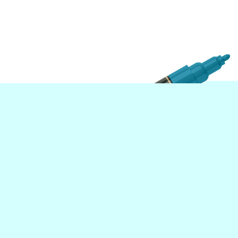 Маркер акварельный пигментированный Faber-Castell "Albrecht D?rer", цвет 153 кобальт бирюзовый, двухстор., кистев./пулевид.