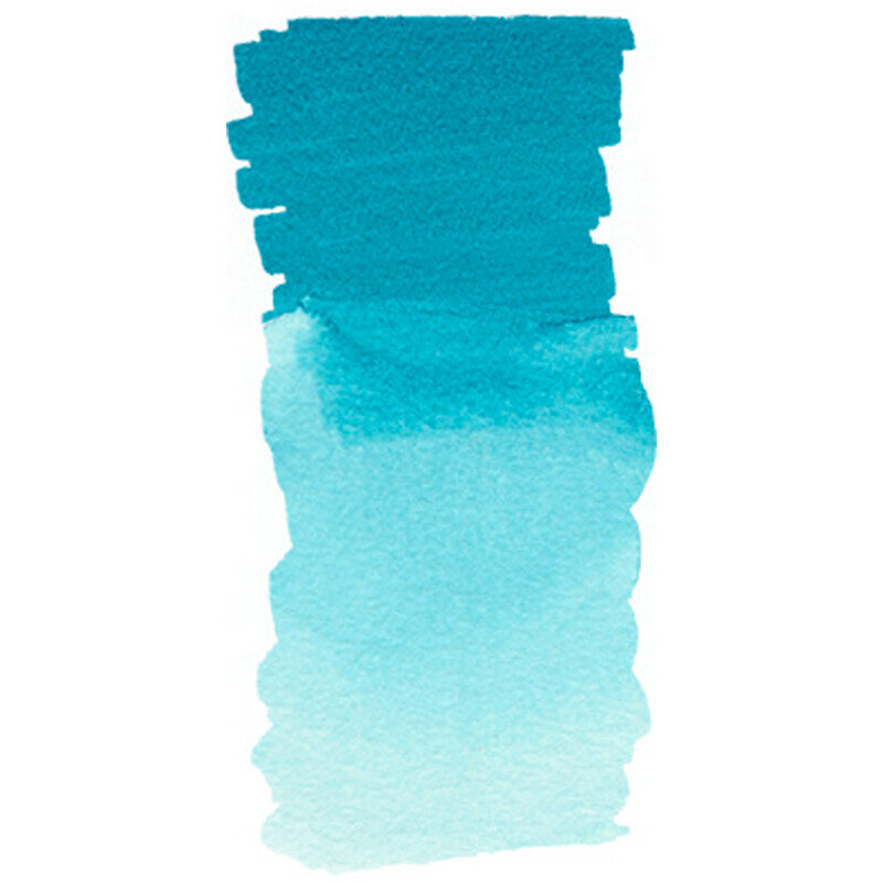 Маркер акварельный пигментированный Faber-Castell "Albrecht D?rer", цвет 153 кобальт бирюзовый, двухстор., кистев./пулевид.