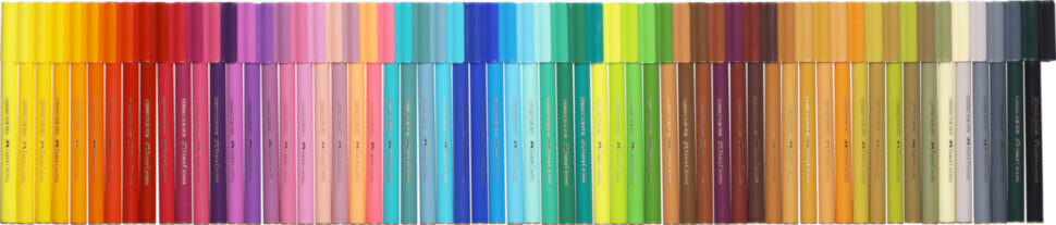 Фломастеры Faber-Castell "Connector", 60цв., смываемые, соединяемые колпачки, пластик. уп., европодв