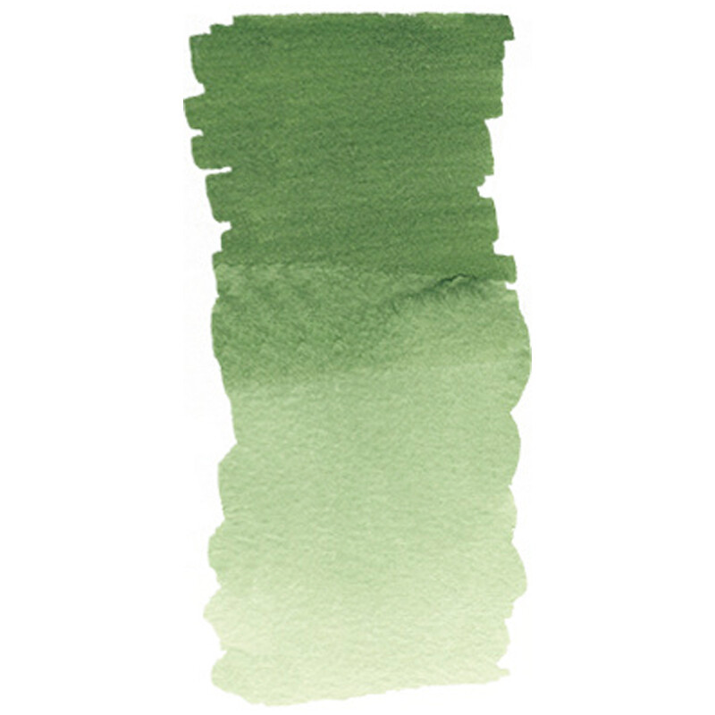 Маркер акварельный пигментированный Faber-Castell "Albrecht D?rer", цвет 167 перманентный оливково-зеленый, двухстор., кистев./пулевид.