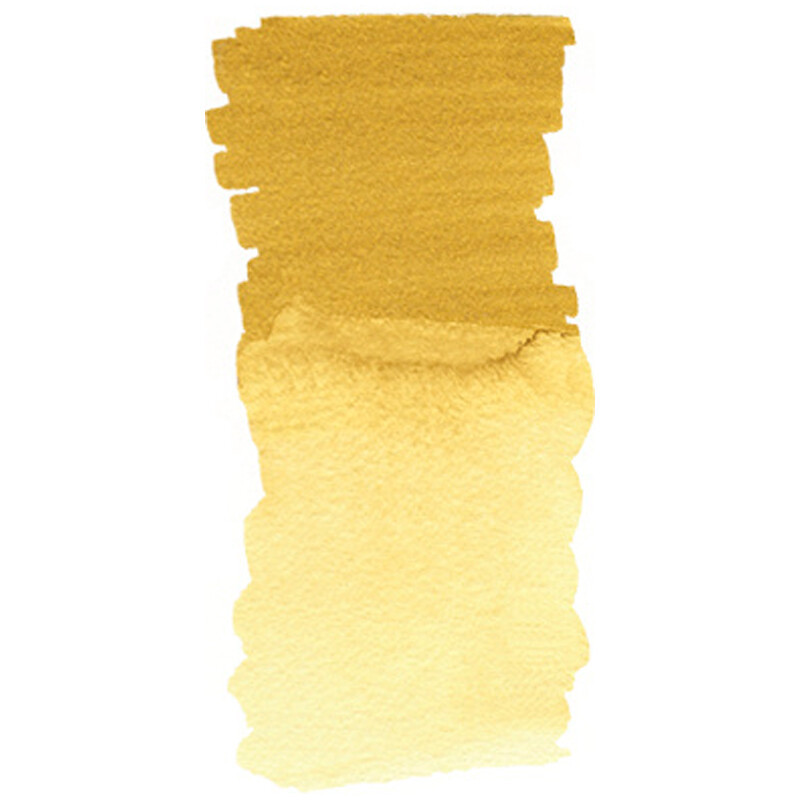 Маркер акварельный пигментированный Faber-Castell "Albrecht D?rer", цвет 268 зеленое золото, двухстор., кистев./пулевид.