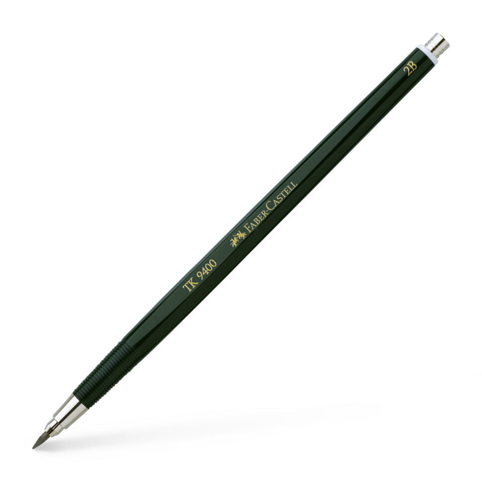 Карандаш цанговый Faber-Castell "TK 9400", 2,0мм, 2B