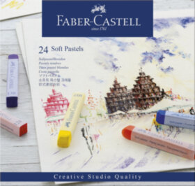 Пастель Faber-Castell &quot;Soft pastels&quot;, 24 цв., картон. упак.