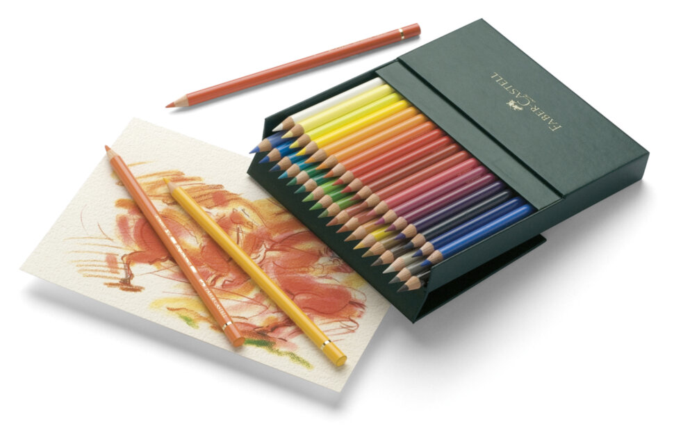 Карандаши цветные художественные Faber-Castell "Polychromos" 36цв., заточен., студийная коробка