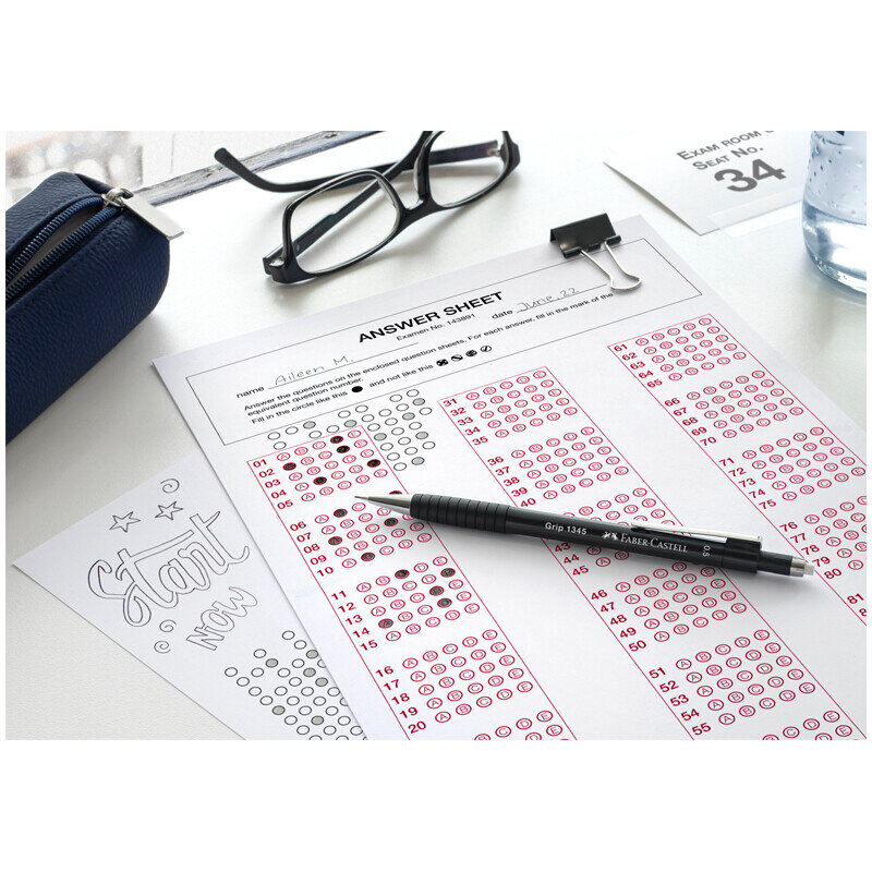 Карандаш механический Faber-Castell "Grip 1345" В, 0,5мм, грип, с ласт., автоподача грифеля, дымчато-розовый