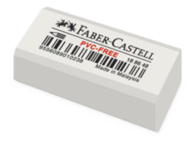 Ластик Faber-Castell "PVC-free", прямоугольный, 31*16*11мм
