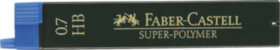 Грифели для механических карандашей Faber-Castell &quot;Super-Polymer&quot;, 12шт., 0,7мм, HB