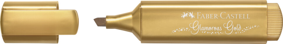 Текстовыделитель Faber-Castell "TL 46", золото металлик, 1-5 мм
