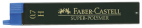 Грифели для механических карандашей Faber-Castell &quot;Super-Polymer&quot;, 12шт., 0,7мм, H