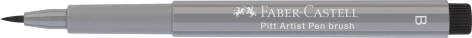 Ручка капиллярная Faber-Castell "Pitt Artist Pen Brush" цвет 232 холодный серый, кистевая