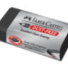 Ластик Faber-Castell "Dust-Free", прямоугольный, картонный футляр, 45*22*13мм, черный