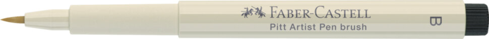 Ручка капиллярная Faber-Castell "Pitt Artist Pen Brush" цвет 270 теплый серый I, кистевая