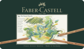 Пастельные карандаши Faber-Castell &quot;Pitt Pastel&quot; 36цв., метал. коробка