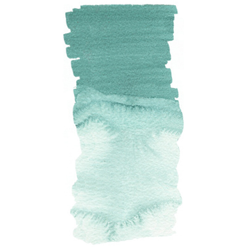 Маркер акварельный пигментированный Faber-Castell "Albrecht D?rer", цвет 156 кобальтовый зеленый, двухстор., кистев./пулевид.