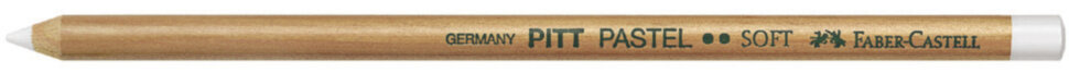 Пастельный карандаш Faber-Castell "Pitt Pastel" белый, мягкий