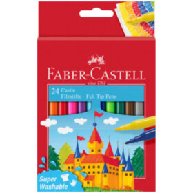 Фломастеры Faber-Castell &quot;Замок&quot;, 24цв., смываемые, картон, европодвес