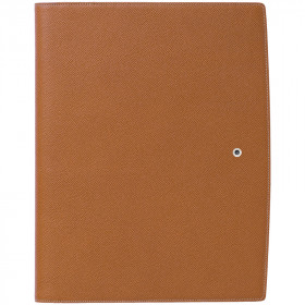 Папка для блокнота Graf von Faber-Castell "Epsom" А4, натуральная кожа, коньячный цвет