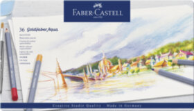 Карандаши акварельные художественные Faber-Castell &quot;Goldfaber Aqua&quot;, 36цв, метал. коробка