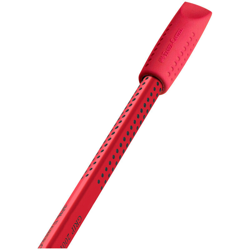 Набор ластиков-колпачков Faber-Castell "Grip 2001" 5шт., трехгранный, 90*15*15мм, блистер