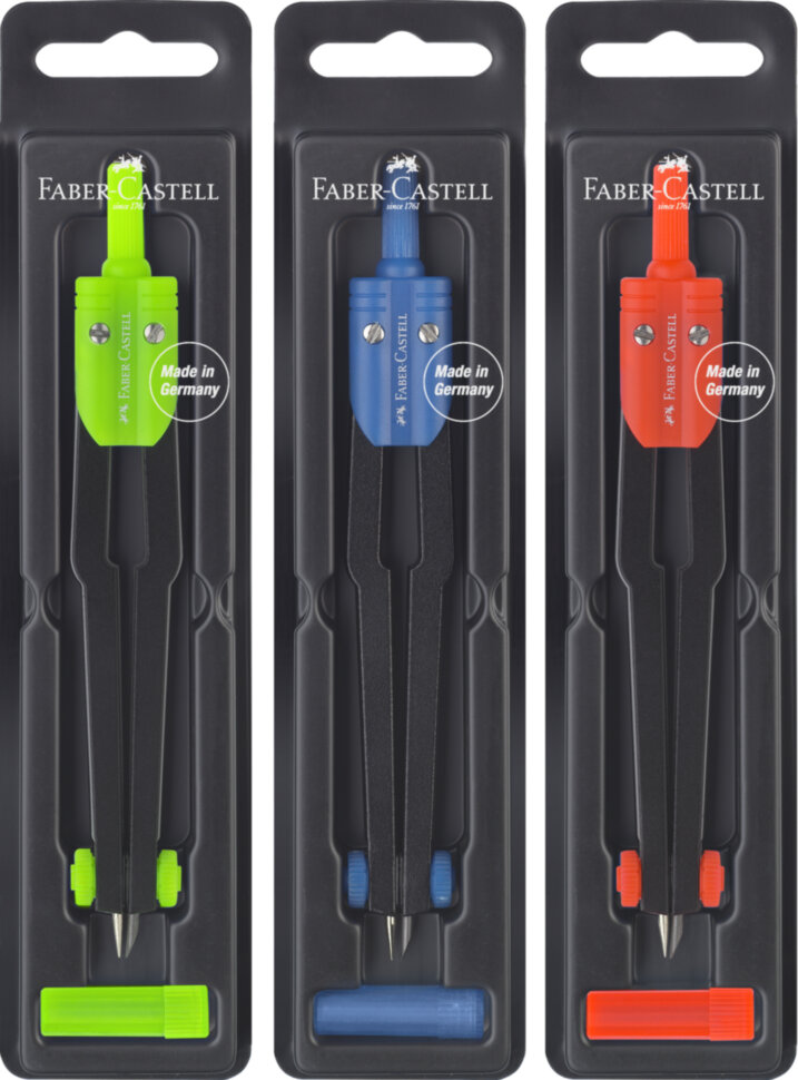Циркуль Faber-Castell "School&College", пластиковый футляр